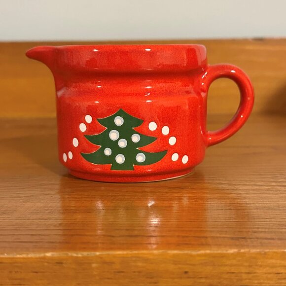 Waechtersbach Germany Christmas Creamer - Picture 1 of 7